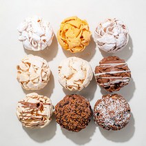 칸식스 수제 쿠키 슈니발렌, 110g, 3개, 슈가+치즈+초코