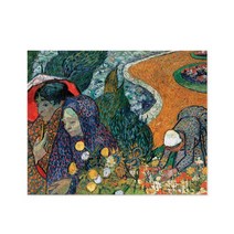 고흐 - 아를의 여인들 Ladies in Arles 캔버스 액자 10x08inch (25.4x20.3x3cm)