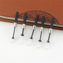 만년필잉크 병잉크Jinhao 5pcs 검정 만년필 잉크 변환기 잉크 저장소 새로운 모든, 검은색