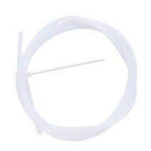 테프론튜브 테프론 호스 1m 2m ptfe 튜브 파이프 3d 프린터 부품 j-head hotend bowden 압출기 v5 v6 1.75mm 3mm 필라멘트 id 점적테이프, 흰색 id2mmxod4mm