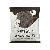 CU 이웃집 통통이 브라우니 약과 쿠키, 120g, 2개