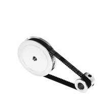 3D 프린터 부품 20T 60T 타이밍 풀리 벨트 GT2 치아 감소 3:1/1:3 폭 6mm 보어 5mm 동기 휠, 04 610mm_04 8x8