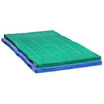 스타 체조매트 150X300X6 구르기매트 학교체육 체육관, 블루