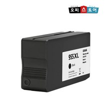 HP 955 대용량 OFFICEJETPRO 오피스젯프로 8710 7740 8210 8720 7720 8730 재생잉크, 1개, HP 955XL [검정 대용량]