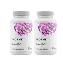 Thorne Research 레스베라셀 ResveraCel 60 Capsules 60캡슐 2팩, 2개