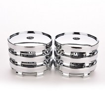휠캡 야광 락너트 플라스틱 타이어 트림 외경 60mm 크롬 자동차 휠 센터 캡 커버 호환, 단일옵션