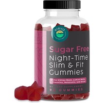 Eleva Nutrition 무설탕 야간 슬리밍 구미 - 천연 식욕 억제제가 포함된 케토 체중 감소 뱃살 연소 배고픔 억제제 - Pow