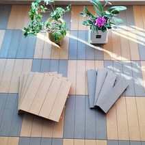 진성산업 오브제 데크타일18P. 조립식마루발판.욕실매트.현관발판.테라스 타일 바닥재 베란다 데크타일 욕실발판 베란다조립식마루 베란다데크타일 마루바닥재 진성산업조립식마루, 02).라이트그레이18P