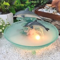 돌고래 조명 안개분수