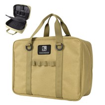 카세트 스토브 수납 케이스 가스 봄베 동시 수납 쿠션들이 멀티 컨테이너 박스 다기능 저부 고무 다리 첨부 900 D옥스포드 원단 자립형 아웃도어 BBQ 솔로 캠프 캠프 용품 (카키)