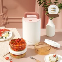 보온 도시락 스텐반찬통 도시락반찬통 온열 보전 도시락 초장열 보전 쌀 버킷 가사직 근로자 휴대용 학생 대용량 다층 도시락, 딤파우더2.0L-PPSU
