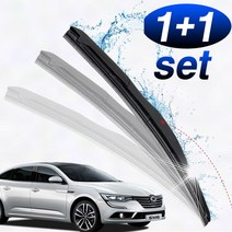 나nanr_SM6 와이퍼 600mm 450mm 세트 고급 정품 사계절용 하이브리드 교체용 차량 유리닦이 자동차♥sksnfll, ♥iwantbee