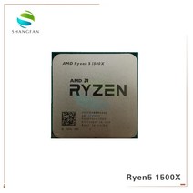 CPU AMDRyzen 5 1500X R5 3.5 GHz 쿼드코어 CPU 프로세서 L3 16M 65W YD150XBBM4GAE 소켓 AM4 라이젠 중고, 한개옵션0