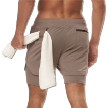 남자 짐웨어 헬스 레깅스 투인원 기능성 운동 반바지 스쿼트 트레이닝 런닝복