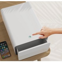 가정용 귀중품 보관 지문 금고 회사 사무실 소형 돈 보관함, 단일사이즈, D_티타늄화이트+보안잠금장치(지문보안세트)