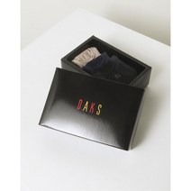 [닥스(잡화)] [닥스 액세서리] [23SS] DBSS3E010BK 남성페이크삭스3족 면혼