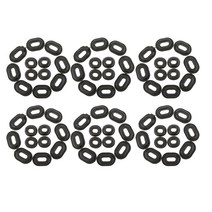 자이로-x 50 고무 패드혼다 CG125 용 고무 그로밋 마운팅 팩 72 개 패널 페어링 와셔, 한개옵션0