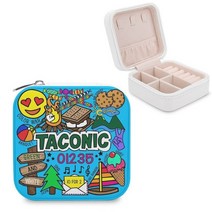 웨건 캠핑웨건 캠핑카트 접이식웨건 캠핑캐리어 캠핑수레Taconic 보석 저장 상자 새로운 휴대용 주최자 패, 02 White PU_01 ONE SIZE