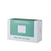 [더페이스샵]데일리뷰티툴즈 마일드 100%코튼 화장솜 80pcs-10개, 1개