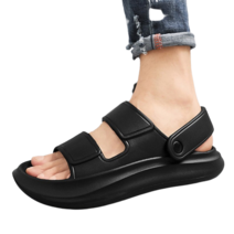 도오빠 크비안 남성 통굽 샌들 슬리퍼 4CM 키높이 쿠션 아쿠아 여름 바캉스 남자샌들 물놀이 신발