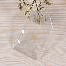 PVC 투명 악세사리 보관 지퍼백 폴리백 포장봉투 비닐봉투 두꺼운 소분팩 6x5cm 100P, 단품