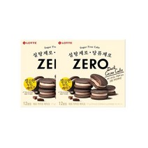 롯데 코코아분말 인간사료 스낵바 [신제품] 건강간식 제로 카카오 케이크 171g 2개 사무실다과 홈파티, 5개
