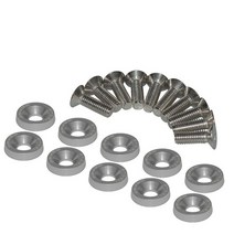 스쿠터 패스너 나사 핸들 바 와셔 듀얼트론 1 2 3 썬더 이글 울트라 제로 9 부품 자동차 장식 개, 02 Silver