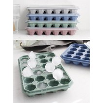 아이스커피 예쁜얼음 실리콘 얼음틀 각얼음 얼음큐브 얼음몰드 얼음볼