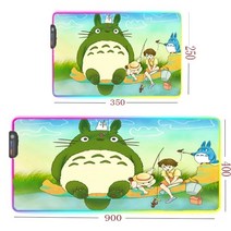 rgb 장패드 MRGLZY-대형 USB 게임 홈 마우스 패드 빛나는 RGB 램프 카와이 사무실 인터넷 카페 키보드, 07 12_01 Thickness 3MM