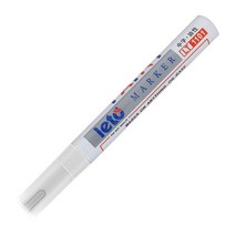 자동차 셀프도색 휠 부분도색 LT1101 화이트 타이어 페인트 마커 펜 방수 영구 바이크 오토바이 트레드용 고무 금속, [04] WHITE, 1개