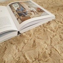 화장대 책상깔개 털원단 10mm 헤르메스 극세사 벨보아, 베이지