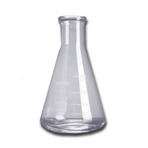 국산 강화유리 삼각 플라스크 1 L