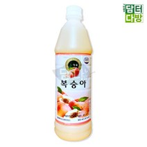 복숭아에이드 청솔 원액 835ml