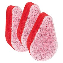 Spongeables 안티 셀룰라이트 바디 워시 비타민 C가 함유된 스펀지로 셀룰라이트 보습 및 각질 제거제의 외관을 줄여줍니다. 20회 이상 세척 시트러스 스폰져블, 3 Count_Hibiscus