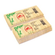 도미표 대나무 이쑤시개 4000개 얇은 양면 요지 꼬지 꼬치, 1개, 4000개입