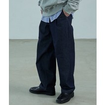 세븐셀라 SEVENSELAH 레귤러 투턱 데님 인디고