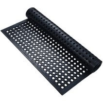 돼지사육장 소 축사 매트 미끄럼방지, 50x70cm 두꺼워진 14MM 검은색