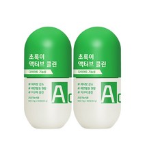 GRN 초록이 액티브 클린 다이어트 체지방 컷 녹차추출물 30일분 2EA, 60정, 2개