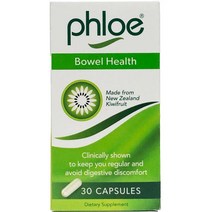 플로에 보웰 헬스 키위 추출물 프리바이오틱스 엔자임 캡슐 30정 PHLOE BOWEL HEALTH Prebiotics Kiwi Extract, 1개