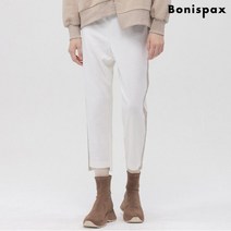 보니스팍스 사이드 포인트 언발 배기 팬츠-MF93SL062
