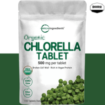 클로렐라 분말 가루 크로렐라 엽록소 500mg 720정, 클로렐라 500mg 720정