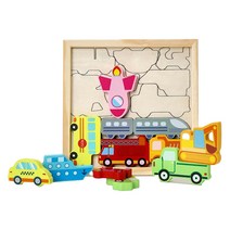 28개월 엄마표 퍼즐 집중력강화 직소퍼즐 교통퍼즐 유치원 흥미유발, 농장퍼즐