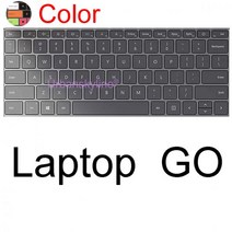 Surface Pro 용 키보드 커버 8 7 6 5 4 3 2X7 + Plus for Microsoft 노트북 스튜디오 GO Book RT 실리콘 보호기 스킨 케이스 15, Color Laptop GO