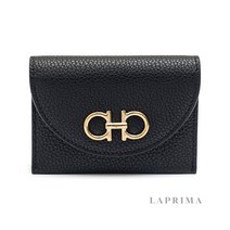 [살바토레 페라가모] [FERRAGAMO] 페라가모 간치니 카드지갑 22-0332 NERO