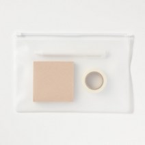 슬라이드 지퍼백 반투명 여행용지퍼팩 13가지 사이즈, 반투명 - 24 X 15cm