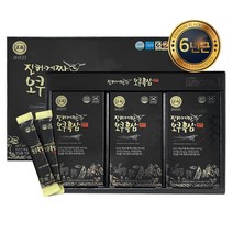 [오쿠 중탕기] 진하게짠 구증구포 6년근 흑삼 스틱 150포(5박스) + 쇼핑백