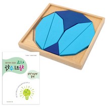 수학교구 도형분할 정십이각형 원목퍼즐 학습교구 퍼즐장난감 EQ, 교구 + 교재