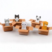 미립상회 귀여운 고양이 포스트잇 캐릭터 다이어리 점착식 접착 메모지