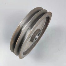 V벨트 풀리 주철 삼각 홈 부속 철물 감속 엔진 모터, 타입 A 이중 슬롯 외경 110 내경 35