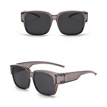 도수있는 안경위에쓰는선글라스 오버사이즈 골프 낚시편광 등산 클립온 투명테 탈부착썬글라스 운전자